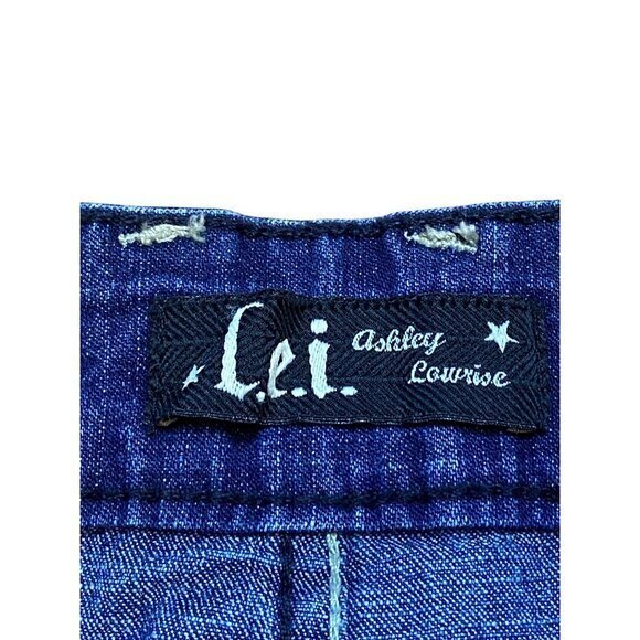 Y2K L.E.I. Ashley Lowrise Lace Up Front Size 11 - Picture 4 of 7